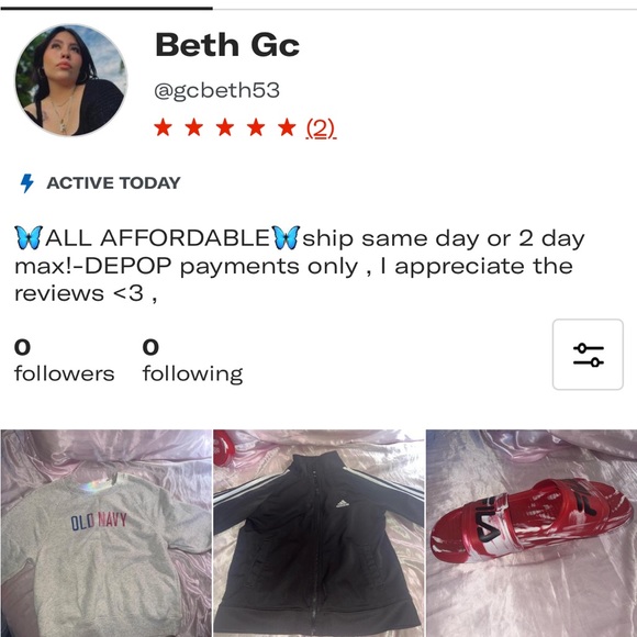 COPY - COPY - Depop profile - Picture 1 of 1
